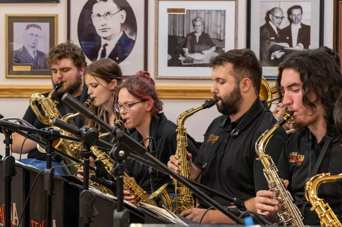 AU Jazz Orchestra Saxophones